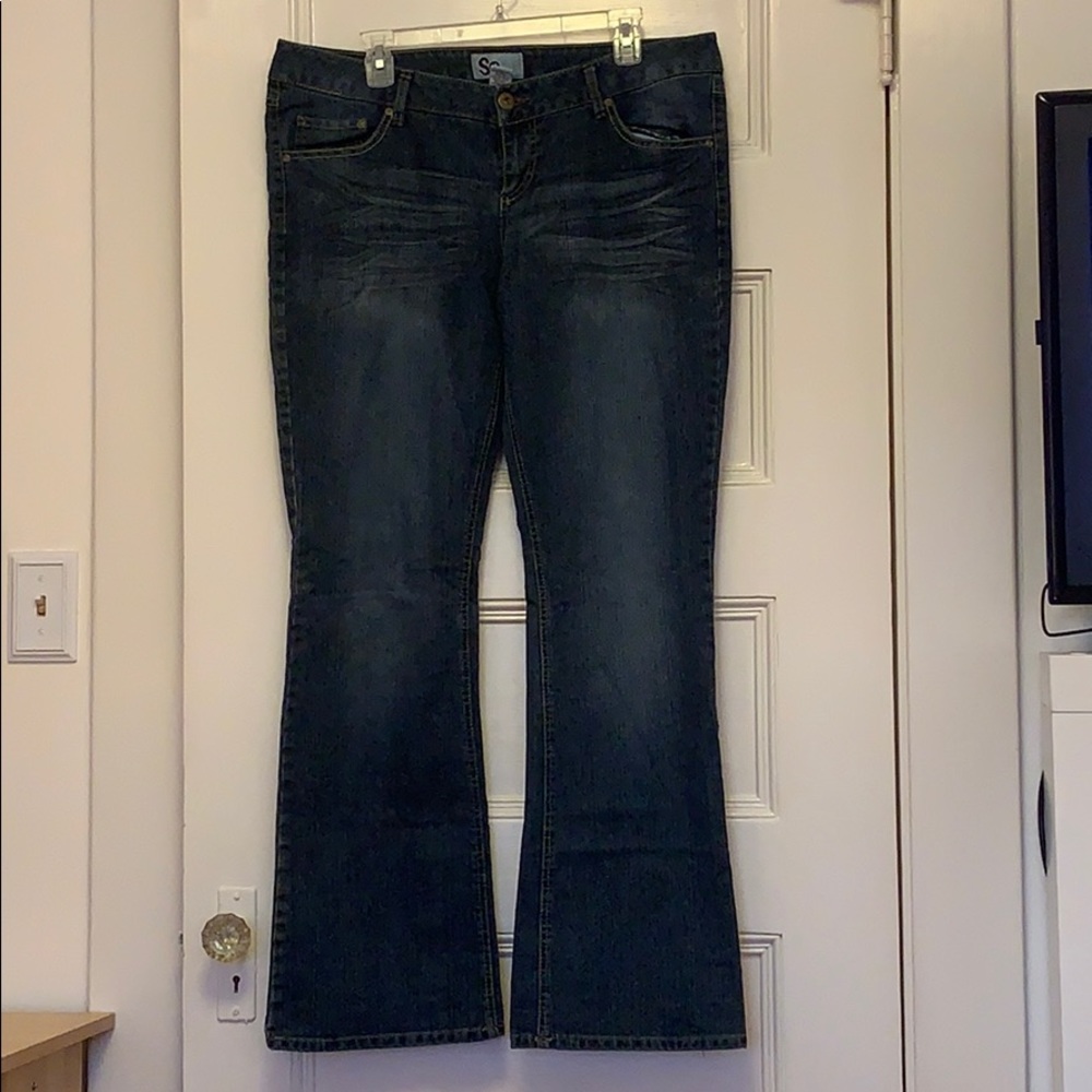 So size 17 flare jeans